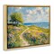 Stupell Industries Colorful Coastal Path Floating Frame, design by Petal Prints Design